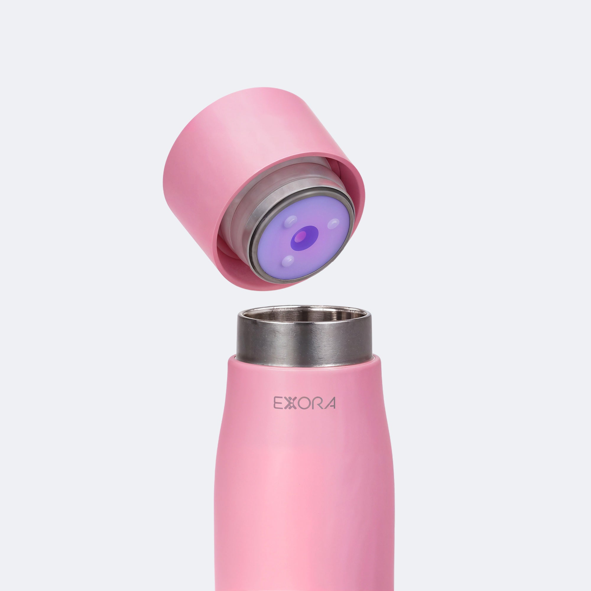 EXORA HydroPure™ Pink | בקבוק חכם עם ניקוי עצמי